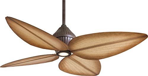 Minka-Aire F581L-ORB Gauguin 52 Inch Outdoor Ceiling Fan with Integrated LED Light in Oil Rubbed Bronze Finish
