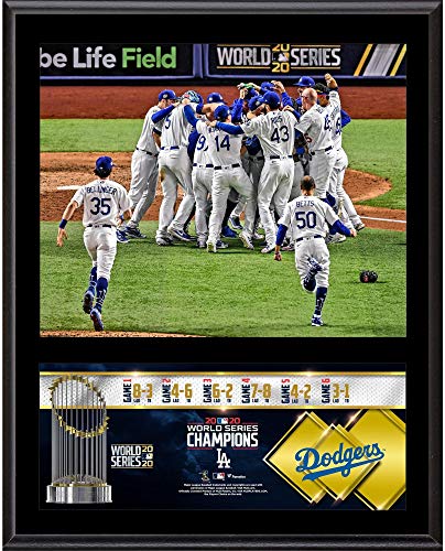 Los Angeles Dodgers 2020 MLB World Series Champions 12″ x 15″ Sublimated Plaque – MLB Team Plaques and Collages
