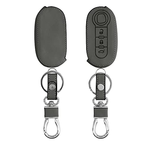 kwmobile Key Cover Compatible with Fiat Lancia – Dark Grey