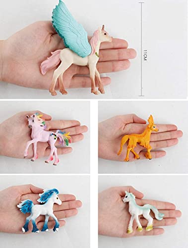 7PCS Unicorn Toy Figurine Set Unicorn Action Figures Cake Toppers for Birthday Party Decoration Figurines Playset Toys for Kids DIY Home Garden Decoration | The Storepaperoomates Retail Market - Fast Affordable Shopping