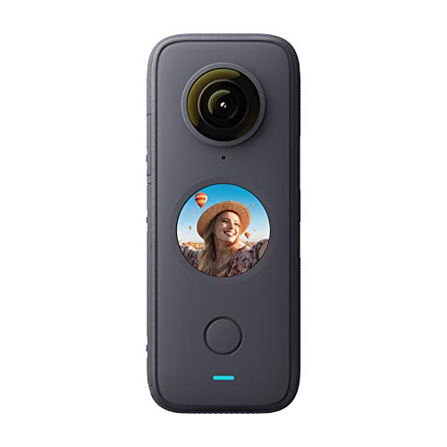 ONE X2 Panoramic Action Camera 5.7K 30fps LCD Touch Screen 10m Body Waterproof HDR APP Editing 360° Live Streaming TimeShift Support Bullet Time with Rechargeable 1630mAh Battery