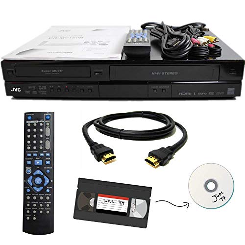 JVC VHS to DVD Recorder VCR Combo w/ Remote, HDMI (Renewed)