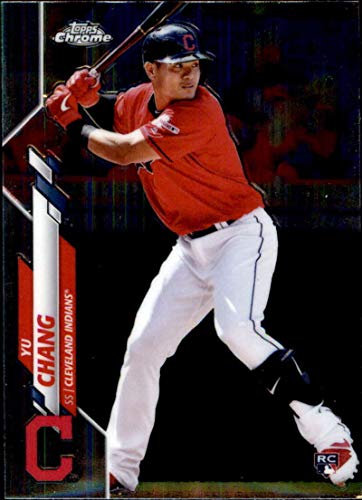 2020 Topps Chrome #173 Yu Chang Cleveland Indians MLB Baseball Card (RC – Rookie Card) NM-MT