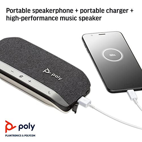Poly Sync 20+ Bluetooth Speakerphone w/USB-C UC Bluetooth Adapter (Plantronics) – Personal Portable Speakerphone – Noise & Echo Reduction – Connect Wirelessly to PC/Mac/Cell Phone -Works w/Teams, Zoom | The Storepaperoomates Retail Market - Fast Affordable Shopping