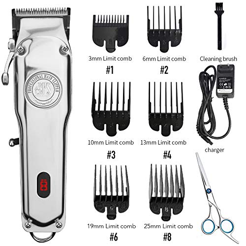 Tips for Clips Professional Hair Clippers for Men – Cordless Hair Clippers Machine – Barber Electric Hair Trimmer Men Clippers & Accessories Set – Grooming Beard & Hair Cutting Kit (13 Pieces) | The Storepaperoomates Retail Market - Fast Affordable Shopping