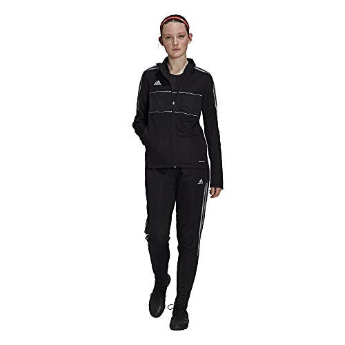 adidas Women’s Tiro Track Reflective Jacket, Black, Medium