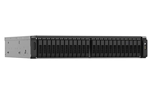 QNAP TS-h2490FU-7302P-128G 24 Bay Dual Node NAS with One Dual-Port 25GbE SmartNIC Ports and 1100W Redundant PSU | The Storepaperoomates Retail Market - Fast Affordable Shopping