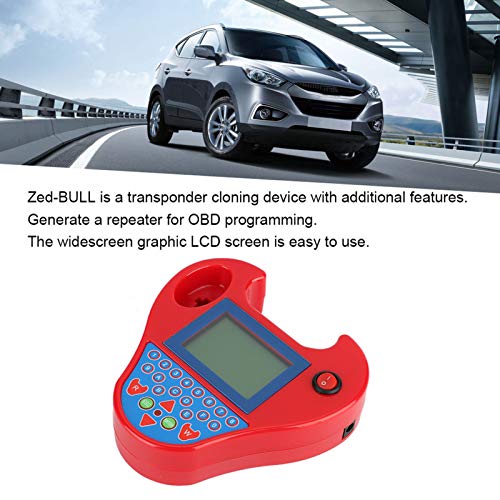 Car Key Programmer Smart Zed Bull Key Programmer Tool No Tokens Limitation Red 100-240V Multi Languages with No Tokens Limitation