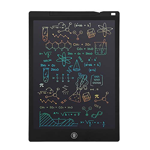 LCD Writing Tablet, Electronic Digital Writing &Colorful Screen Doodle Board, cimetech 12-Inch Handwriting Paper Drawing Tablet Gift for Kids and Adults at Home,School and Office (Black)