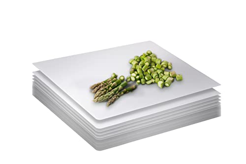 Crown 50 Count Premium Quality Disposable Cutting Boards ~10 Inch X 13.5 Inch Disposable Sheets For Kitchen And Commercial Use ~ Patent Pending ~ Recyclable Disposable Cutting Board Sheets