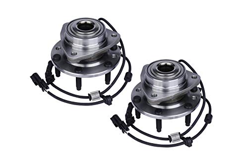 Replacement Front Wheel Hub Bearing Assembly Set of 2 – Compatible with Chevy, Buick, GMC Vehicles – Rainier, SSR, Trailblazer, Envoy, Bravada, 9-7x – Replaces 951-056, 12413037, 15130858, 513188