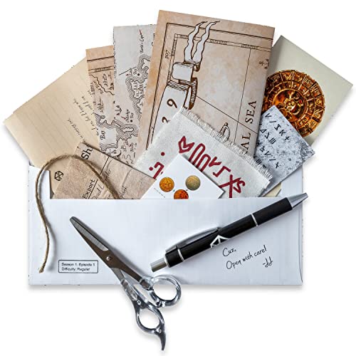 Escape Mail: Gripping Escape Room Game in an Envelope – Episode 1: Family Secrets. Immersive Storyline The Family Will Love Or for Date Night, Age 10+