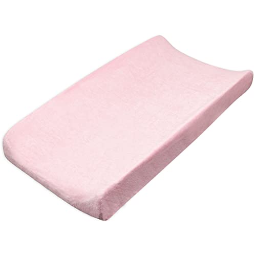 HonestBaby unisex baby Organic Cotton Changing Pad Cover and Toddler Sleepers, Light Pink, One Size US