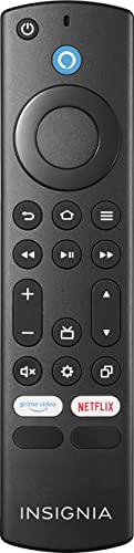 Insignia – Fire TV Replacement Remote for Insignia and Toshiba – Black