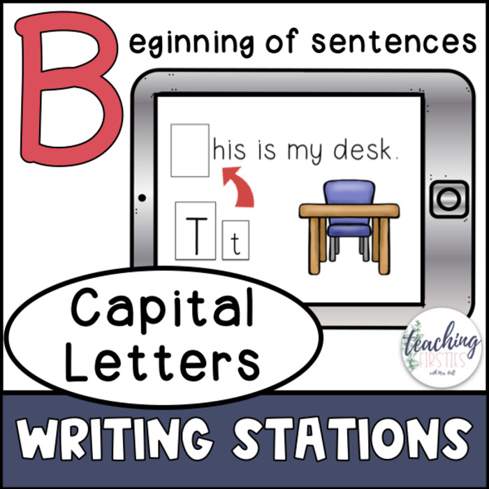 Writing Stations – Capital Letters – Beginning Capitalization | The Storepaperoomates Retail Market - Fast Affordable Shopping