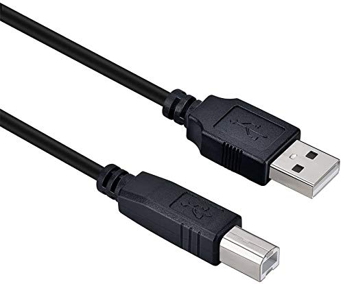 DJ Controller USB Cable USB 2.0 Cord Compatible for Pioneer DJ DDJSB3,DDJ-400,DDJ-SX3,DDJ-800,DDJ-SR2,DDJSR,DDJRR,DDJ200,DDJ1000SRT,DDJ-WeGO4-K,XDJ-RX2,DDJ-200