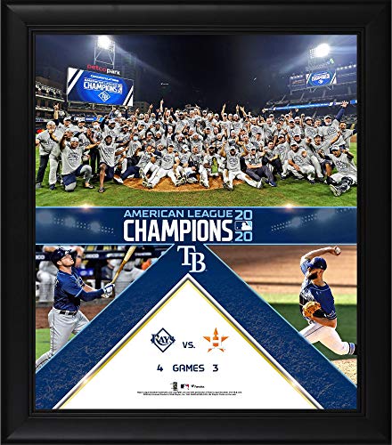 Tampa Bay Rays 2020 American League Champions Framed 15″ x 17″ Collage – MLB Team Plaques and Collages