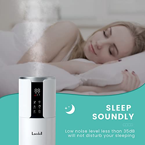 Humidifiers for Large Room 2.1Gal/8L LACIDOLL Ultrasonic Cool Mist Top Fill Humidifier for Bedroom Easy Clean With 3 Speed for Baby Kids Adults at Home | The Storepaperoomates Retail Market - Fast Affordable Shopping