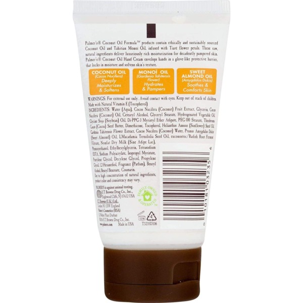 Palmers Coconut/Oil Hand Cream 2.1 Oz,Pack of 3