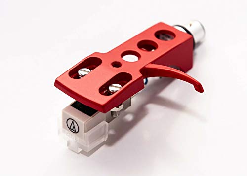 Red Headshell, AT-3600L Cartridge and Stylus, Needle for Technics SL Q2, SL Q202, SL Q2K, SL Q3, SL Q303, SL Q33, SL Q33K, SL Q3K, SL H302