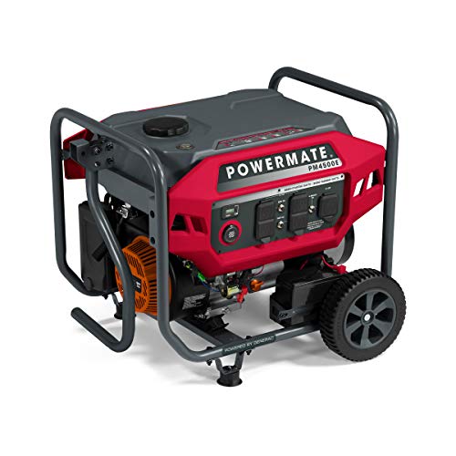 Powermate P0081300 PM4500E 4500-Watt Gas-Powered Portable Generator 49-State / CSA, Powered By Generac | The Storepaperoomates Retail Market - Fast Affordable Shopping
