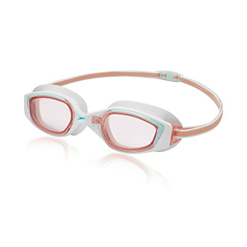 Speedo Women’s Swim Goggles Hydro Comfort Vanilla Ice/Vermillion, One Size