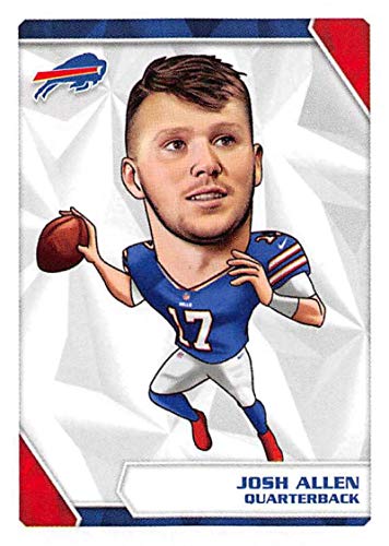 2020 Panini NFL Stickers Football #39 Josh Allen Buffalo Bills Fathead Official Football Sticker Collection (Paper thin approx 1.5 x 2 inches)