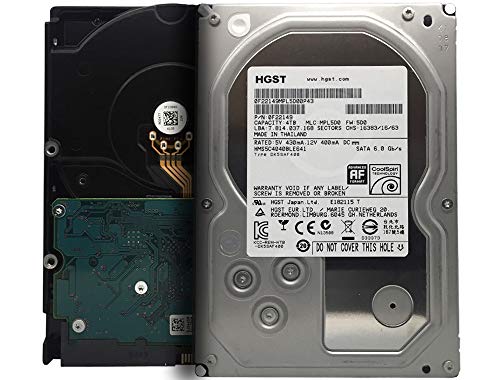 HGST MegaScale DC 4000.B HMS5C4040BLE641 4TB Coolspin 64MB Cache SATA 6.0Gb/s 3.5in Internal Hard Drive (for NAS, Surveillance Storage) (Renewed)