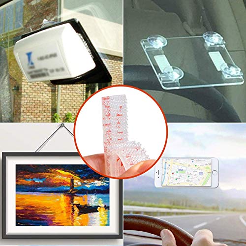 YiePhiot EZ Pass/IPass/IZoom/SunPass Mounting Strips 4 Pcs (2 Sets), Peel and Stick Adhesive Strips Dual Lock Tape | The Storepaperoomates Retail Market - Fast Affordable Shopping