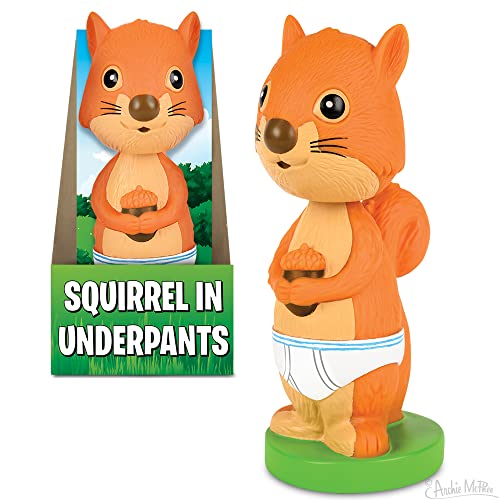 Mcphee Accoutrements Squirrel in Underpants Dashboard Nodder Bobble Head Figure!