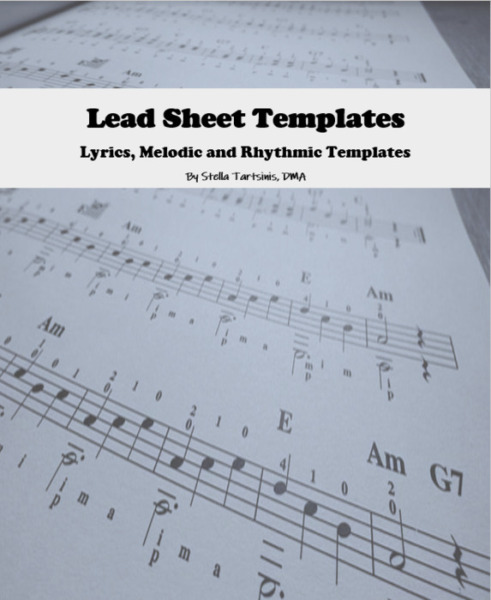 Editable Lead Sheet Templates – Lyrics, Melodic & Rhythmic – Songwriting