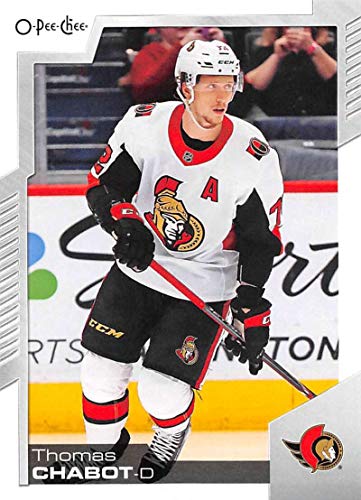 2020-21 O-Pee-Chee #293 Thomas Chabot Ottawa Senators NHL Hockey Trading Card