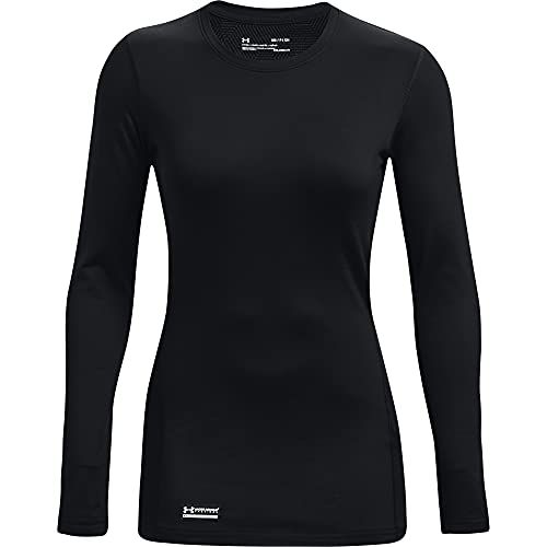 Under Armour Women’s Tac ColdGear Infrared Base T-Shirt , Black (001)/Black , Medium