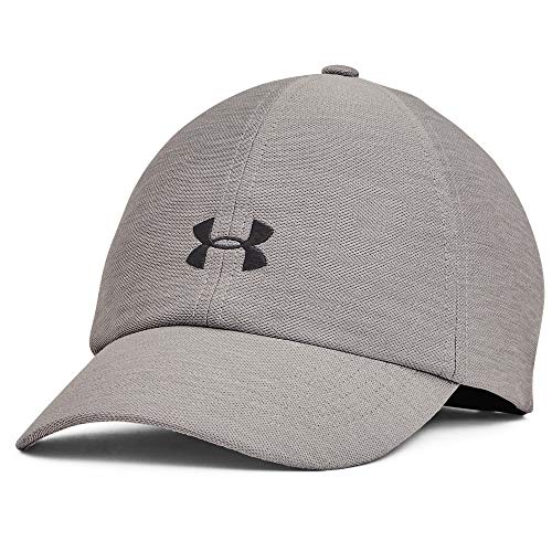Under Armour Women’s Heathered Play Up Cap , Gray Wolf (031)/Jet Gray , One Size Fits All