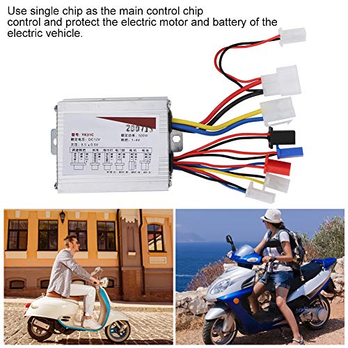 Keenso 12V 500W Throttle Motor Brushed Speed Controller & Throttle Grip for Electric Bicycle Scooter E‑Bike | The Storepaperoomates Retail Market - Fast Affordable Shopping