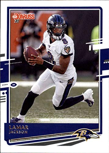 2020 Donruss #33 Lamar Jackson Baltimore Ravens NFL Football Card NM-MT