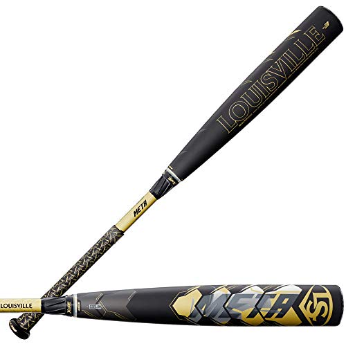 WILSON Sporting Goods Louisville Slugger 2021 BBCOR Meta (-3) Baseball Bat – 33″/30 oz, Black (001LS282 33 30)