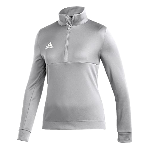 adidas Team Issue Quarter Zip Sweatshirt Women’s, Grey, Size M