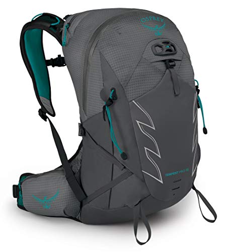 Osprey Tempest Pro 18 Women’s Hiking Backpack , Titanium, Medium/Large