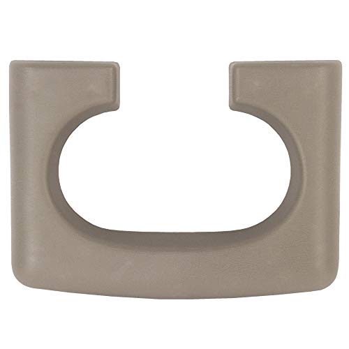KARPAL Center Console Cup Holder Armrest Replacement Pad Compatible With 2004-2014 Ford F150 Tan