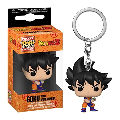 Funko Pop! Keychain: Dragon Ball Z- Goku with Kamehameha, 2 inches