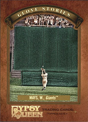 2012 Topps Gypsy Queen Glove Stories #WM Willie Mays New York Giants Baseball Card NM-MT