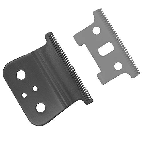 Professional Standard Replacement Blades Set #04521 for Andis T Outliner, Including 1 Fixed and 1 Moving Blades and Plastic/Metal Gaskets, Compatible with Andis T Outliner Trimmer(Black)
