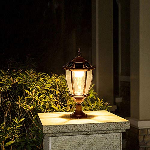 XXINY Outdoor Solar Lamp Fence Post Lamp Wall Lamp Villa Garden Courtyard Lamp Waterproof Door Post Lamp Lamp Post Porch Patio Pillar Lamp Street Lantern Table Light | The Storepaperoomates Retail Market - Fast Affordable Shopping