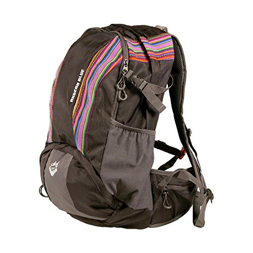 Andean Blue (Purple) 20L Lightweight Hiking Daypack- with Hydration Sleeve and Rain Cover