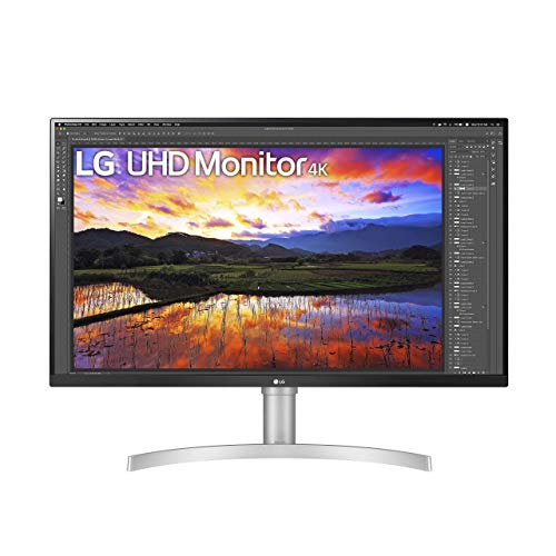 LG 32UN650-W 32 Inch UHD (3840 x 2160) IPS Ultrafine Display with HDR10 Compatibility, DCI-P3 95% Color Gamut, AMD FreeSync, and 3-Side Virtually Borderless Height Adjustable Stand (Renewed)