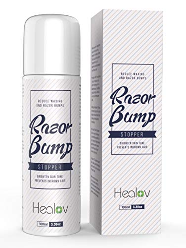 Roll On Razor Bump Treatment for Bikini Area, Legs, Underarms, Groin, Face – Natural Post Shaving & Waxing Dark Spot Removal Ingrown Hair Razor Burn Relief Ointment Solution for Women & Men