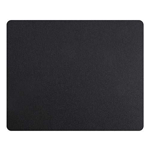 Gaming Mouse Pad Carbon Fiber Surface Gaming Mat Mouse Mat for Game/ Office/ Home/ Work (Black, 10 1/4×8 1/4×3/32 inch)