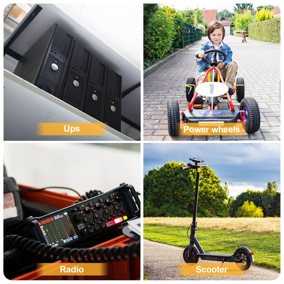 ECO-WORTHY 12V 10Ah Lithium LiFePO4 Deep Cycle Battery with 3000+ Cycles, Built-in BMS, Perfect for Kids Scooters, Fishfinder, Lighting, Power Wheels, Lawn Mower, Cyberpower UPS | The Storepaperoomates Retail Market - Fast Affordable Shopping