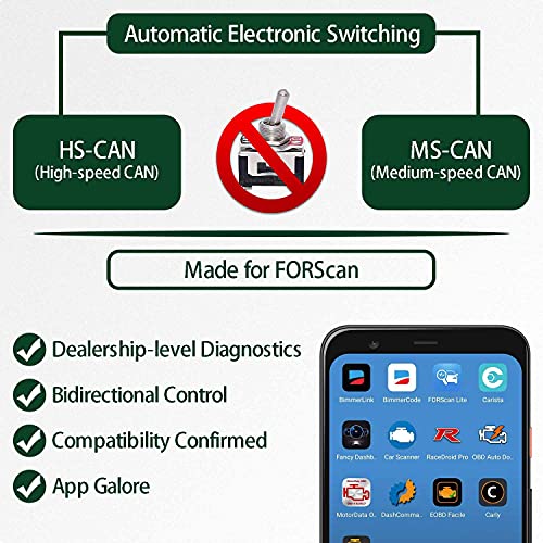 vgate vLinker FD Plus OBD2 Adapter Bluetooth BLE Scanner for FORScan, Work with iPhone, Android, and Windows | The Storepaperoomates Retail Market - Fast Affordable Shopping